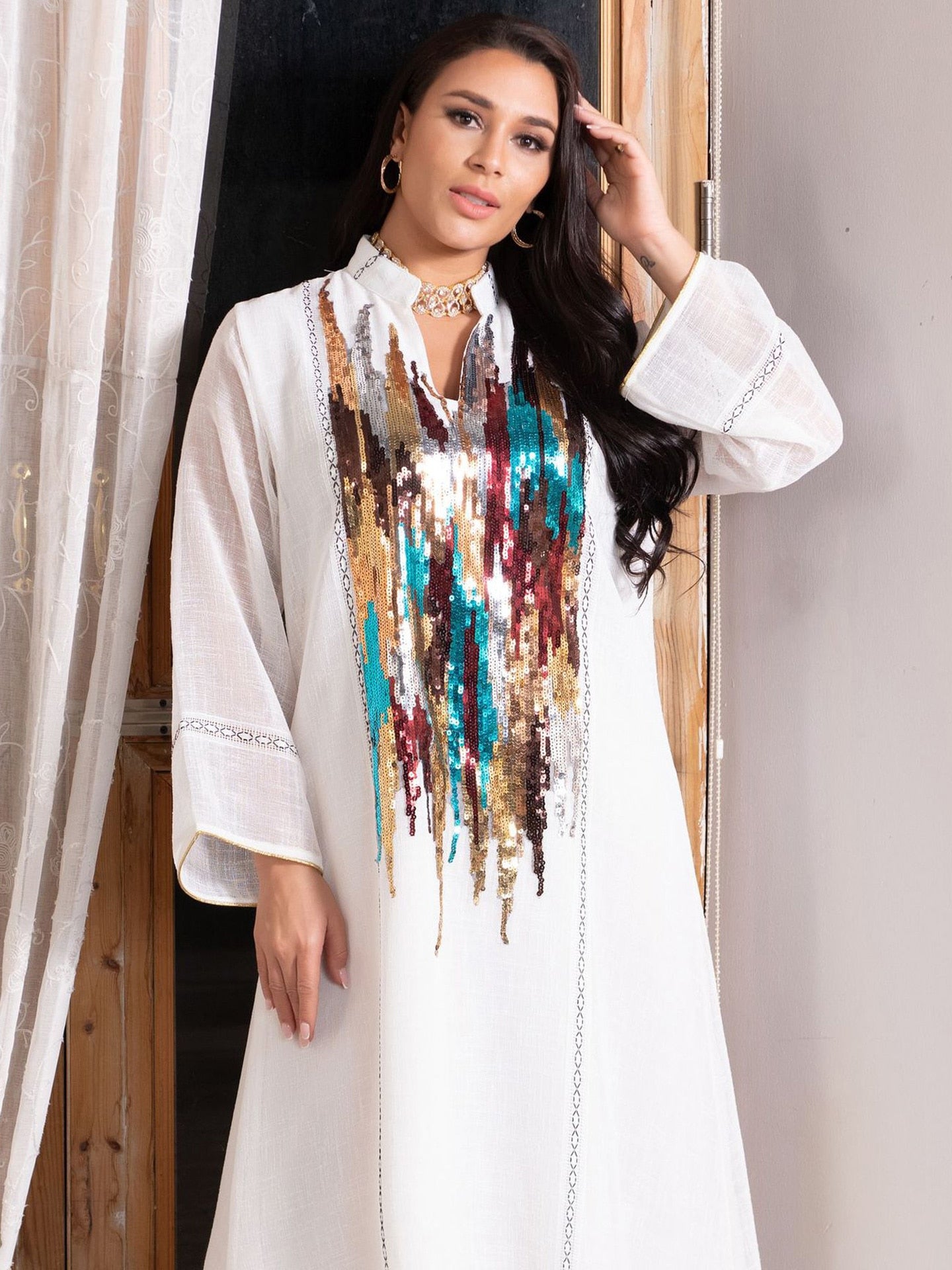 Robe arabe Jalabiya moderne