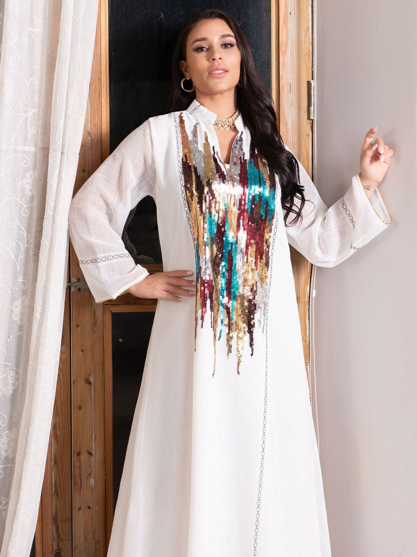 Robe arabe Jalabiya moderne