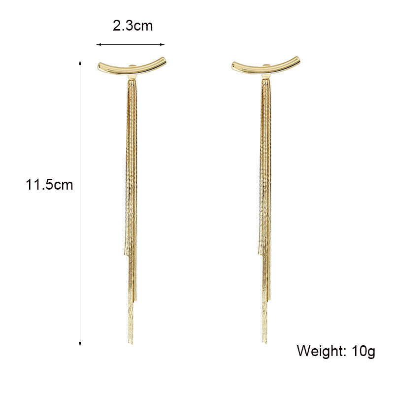 luxury trendy fashion long earring gifts
