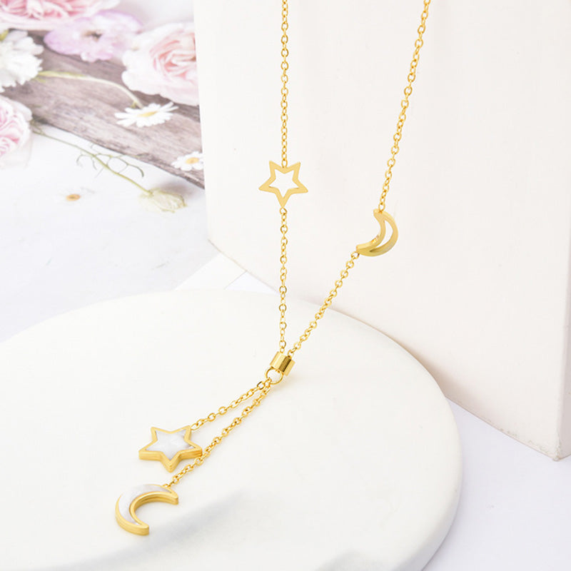 moon necklace pendant ramadan gift