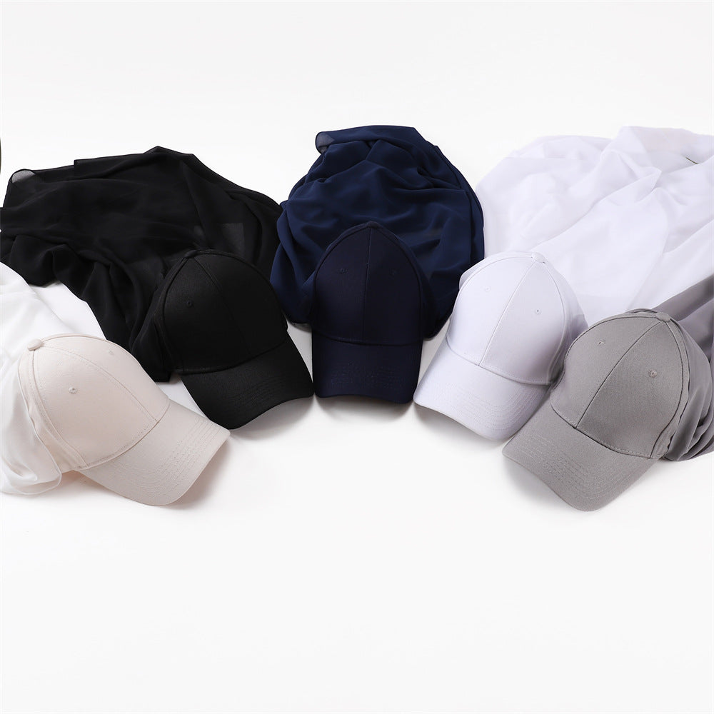 Ready to wear Hijab baseballcap muslim